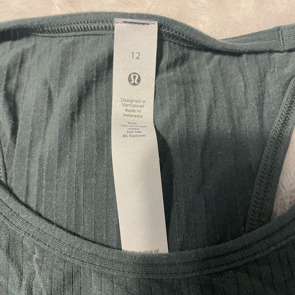 Lululemon Double Strap Ribbed Tank - Picture 2 of 4